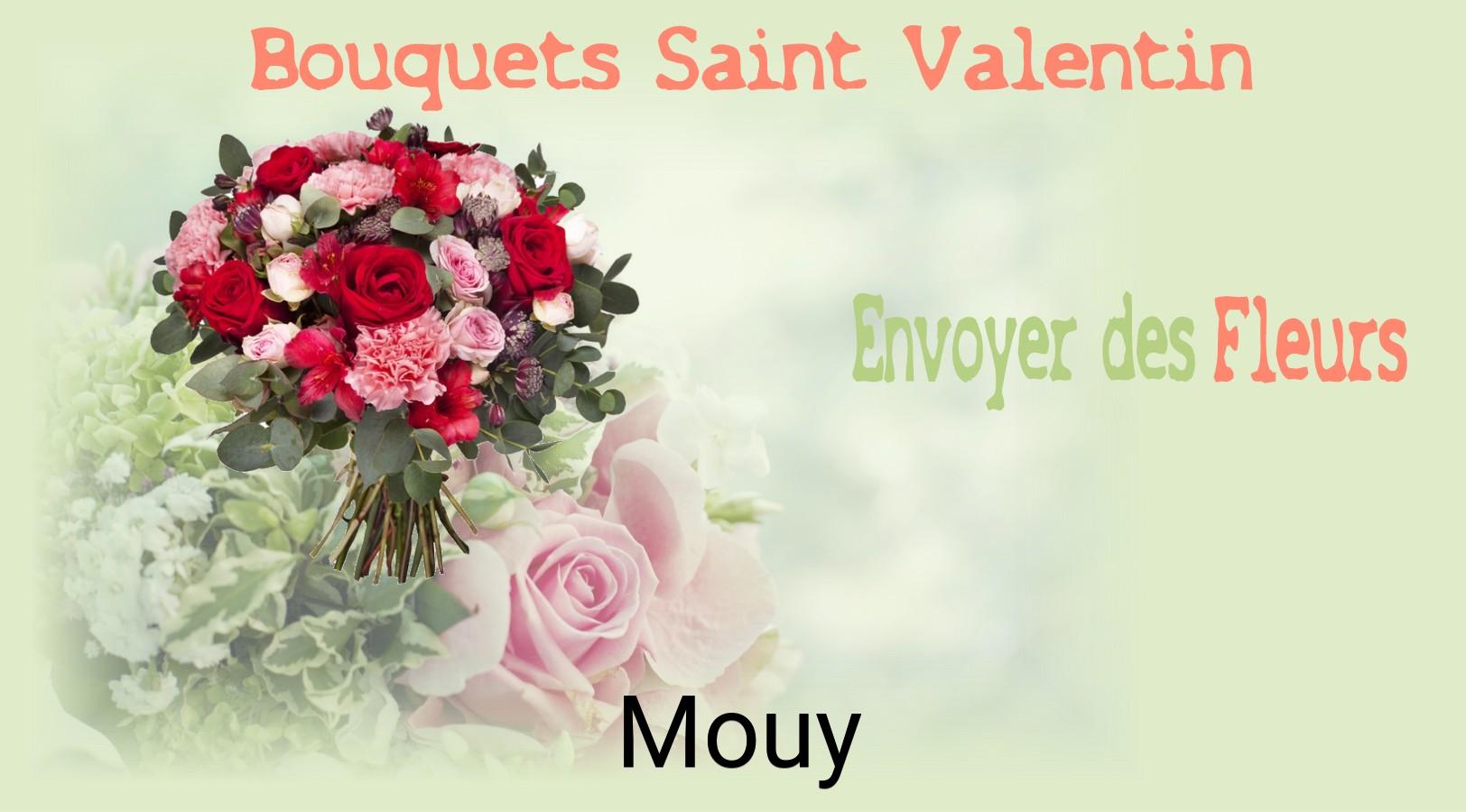 Roses de Saint-Valentin livrées à Mouy